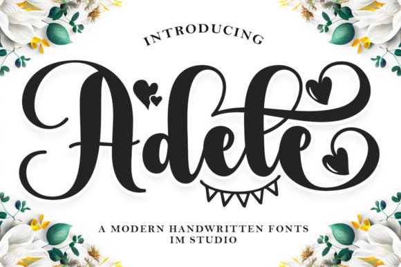 Adele: A Handwritten Font for Modern Creative Projects
