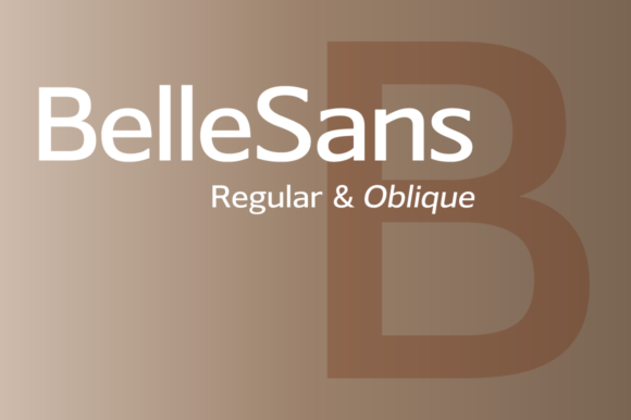 Belle Sans Regular and Oblique: A Modern Typeface for Every Project