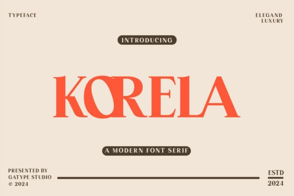 Korela and Korela Serif: A Modern Pairing for Bold Brands