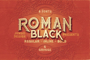 Roman Black Family: A Vintage Serif for Bold Branding
