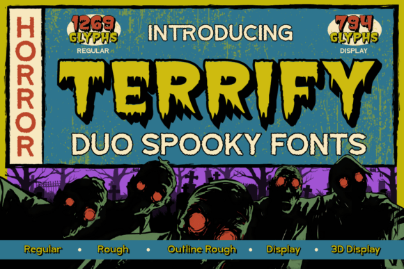 Terrify Regular: Unleash a Spine-Chilling Gothic Typeface